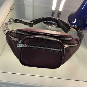 ALEXANDER WANG ATTICA FANNY PACK BROWN LEATHER